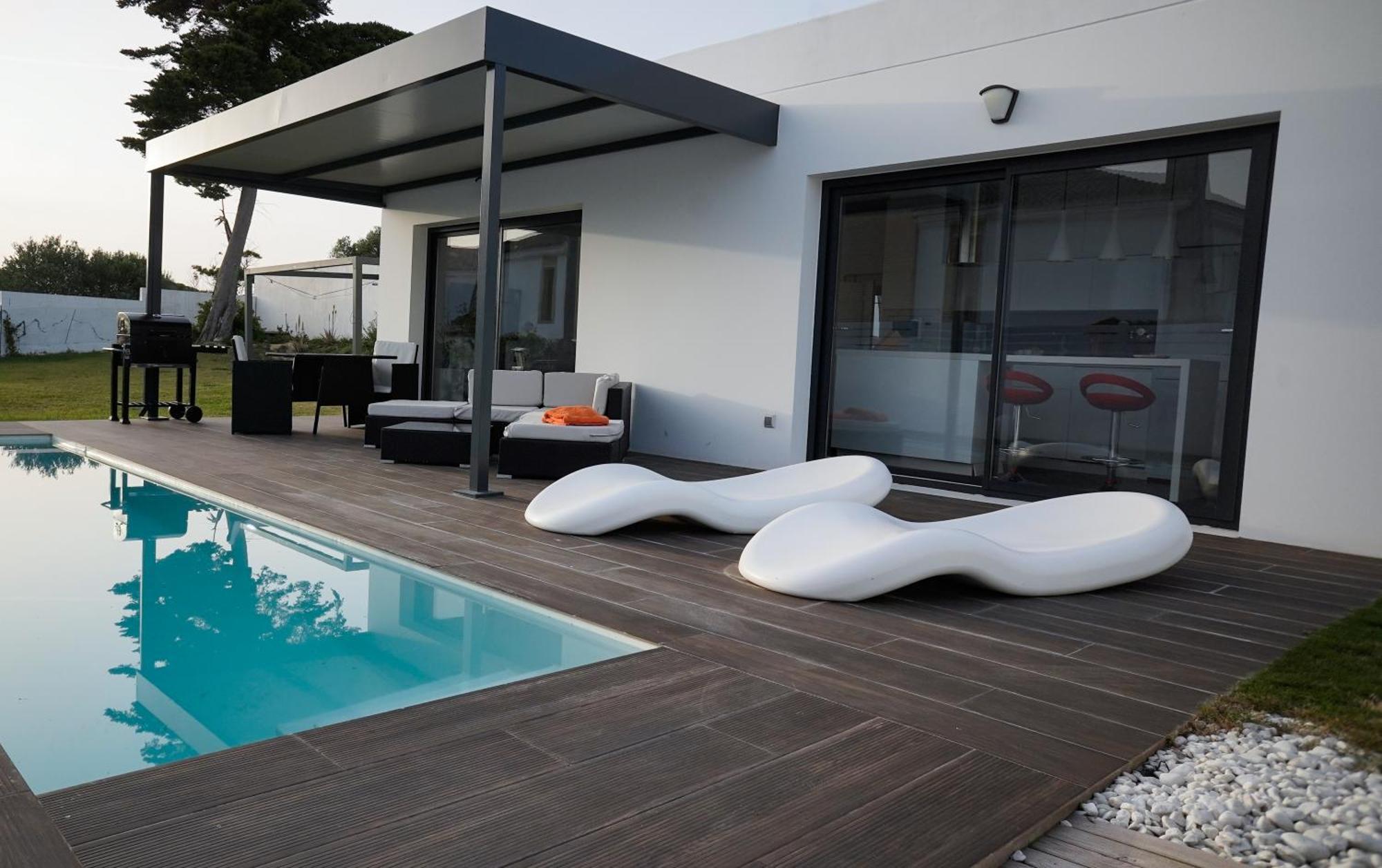 Villa Anyway Conil Un Lujo Frente Al Mar Conil De La Frontera Ngoại thất bức ảnh